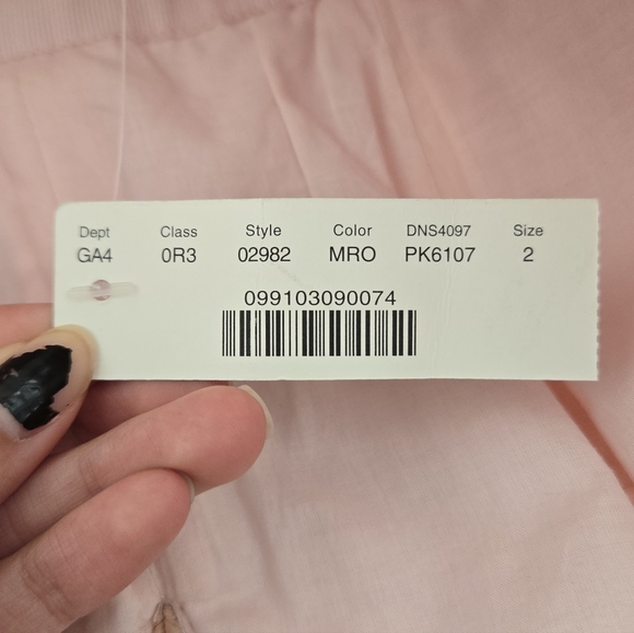 J.Crew Misty Rose Nadia Silk Strapless Dress. Size 2. New. - Picture 10 of 10